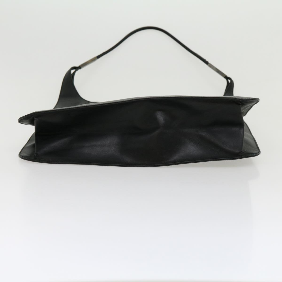 GUCCI Shoulder Bag Leather Black ki2071