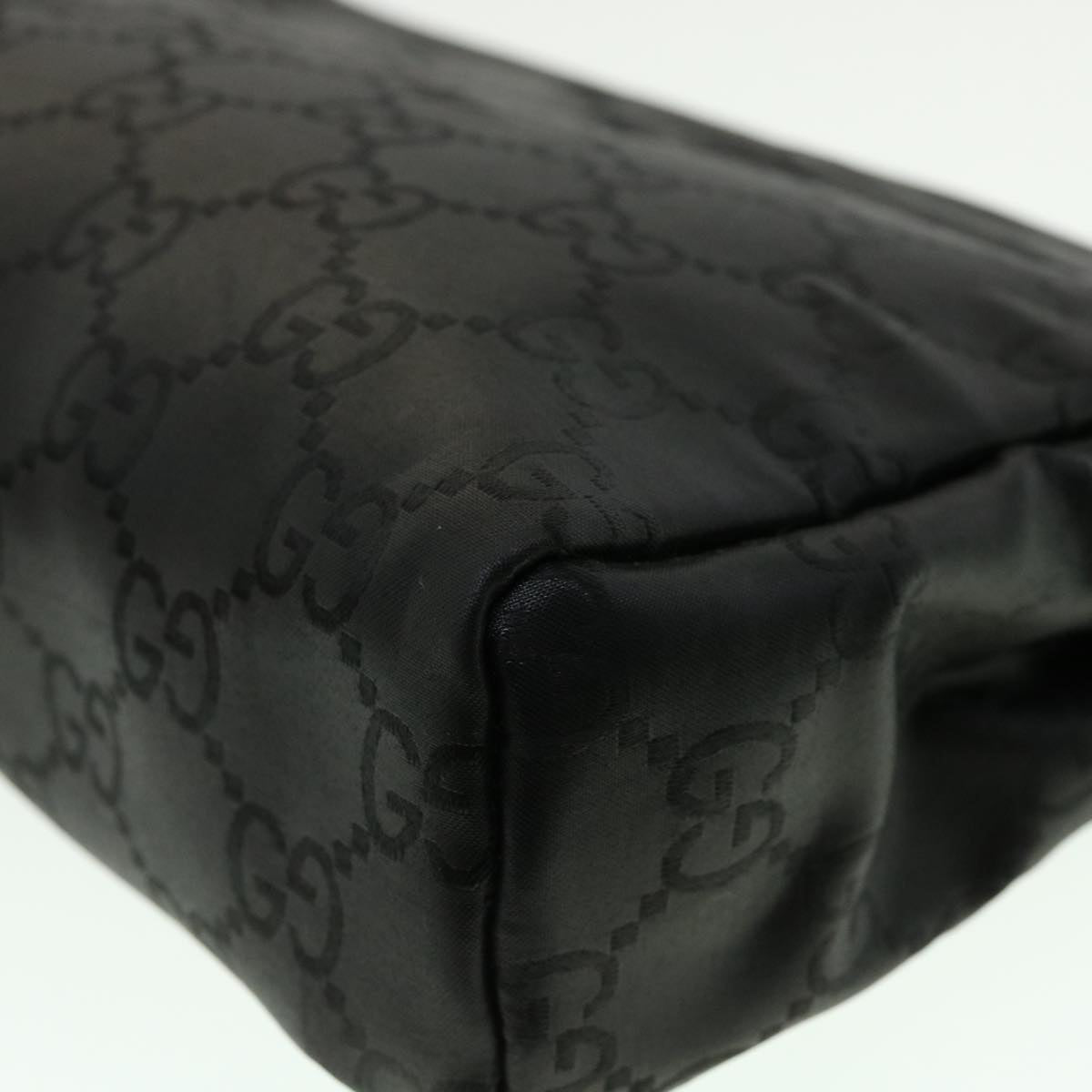 GUCCI GG Canvas Clutch Bag Black ki2143