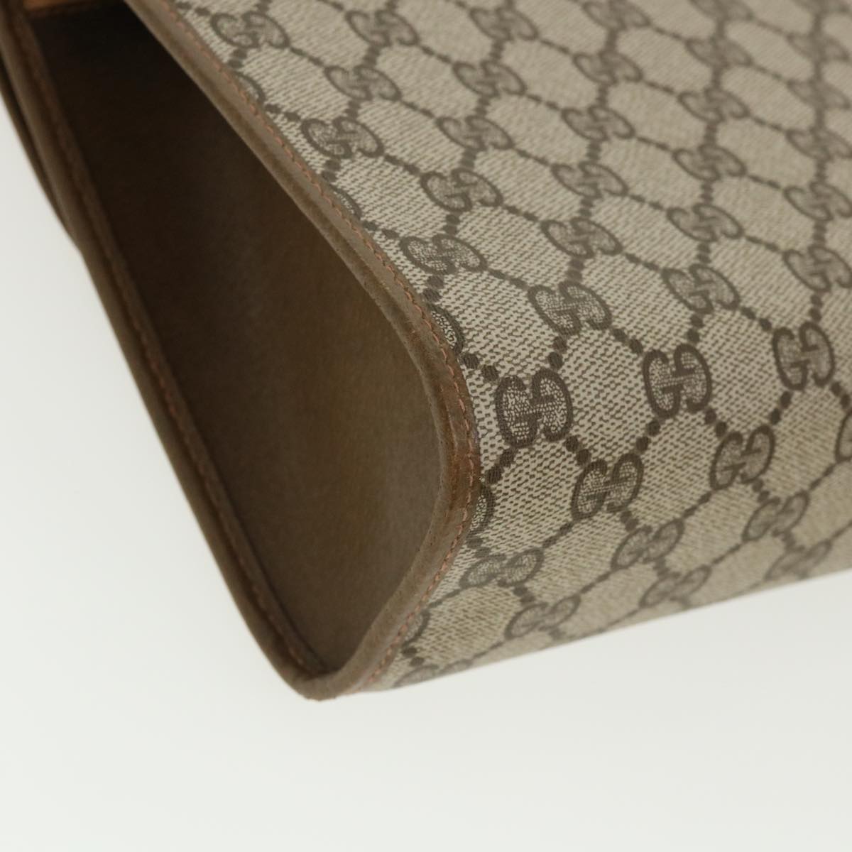 GUCCI GG Canvas Clutch Bag Beige ki2173