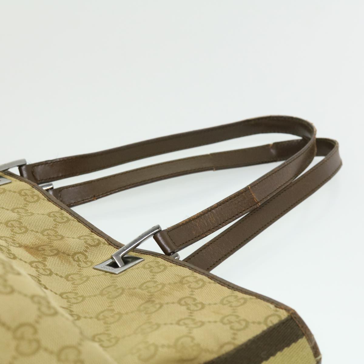 GUCCI GG Canvas Tote Bag Beige 312433444 ki2268