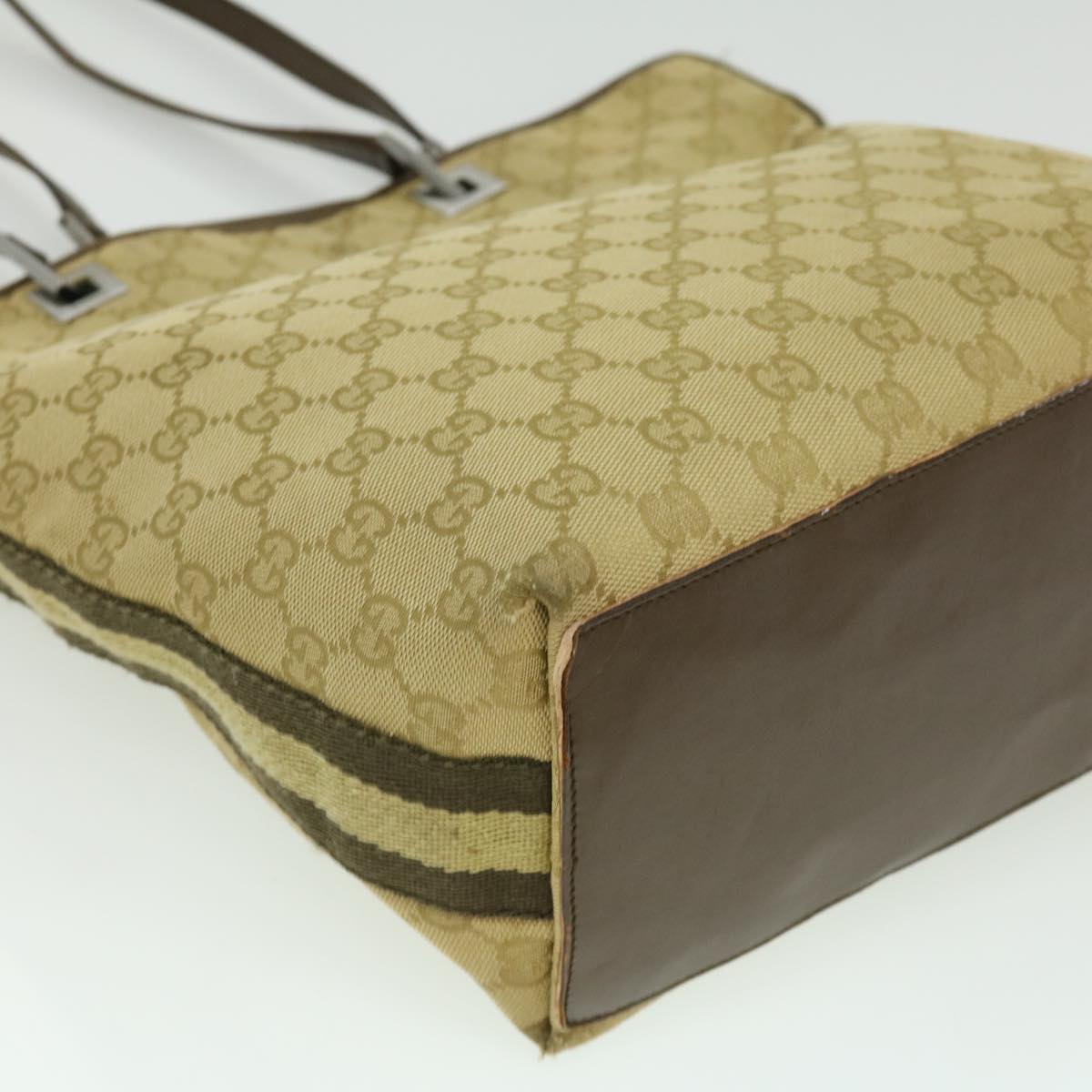 GUCCI GG Canvas Tote Bag Beige 312433444 ki2268