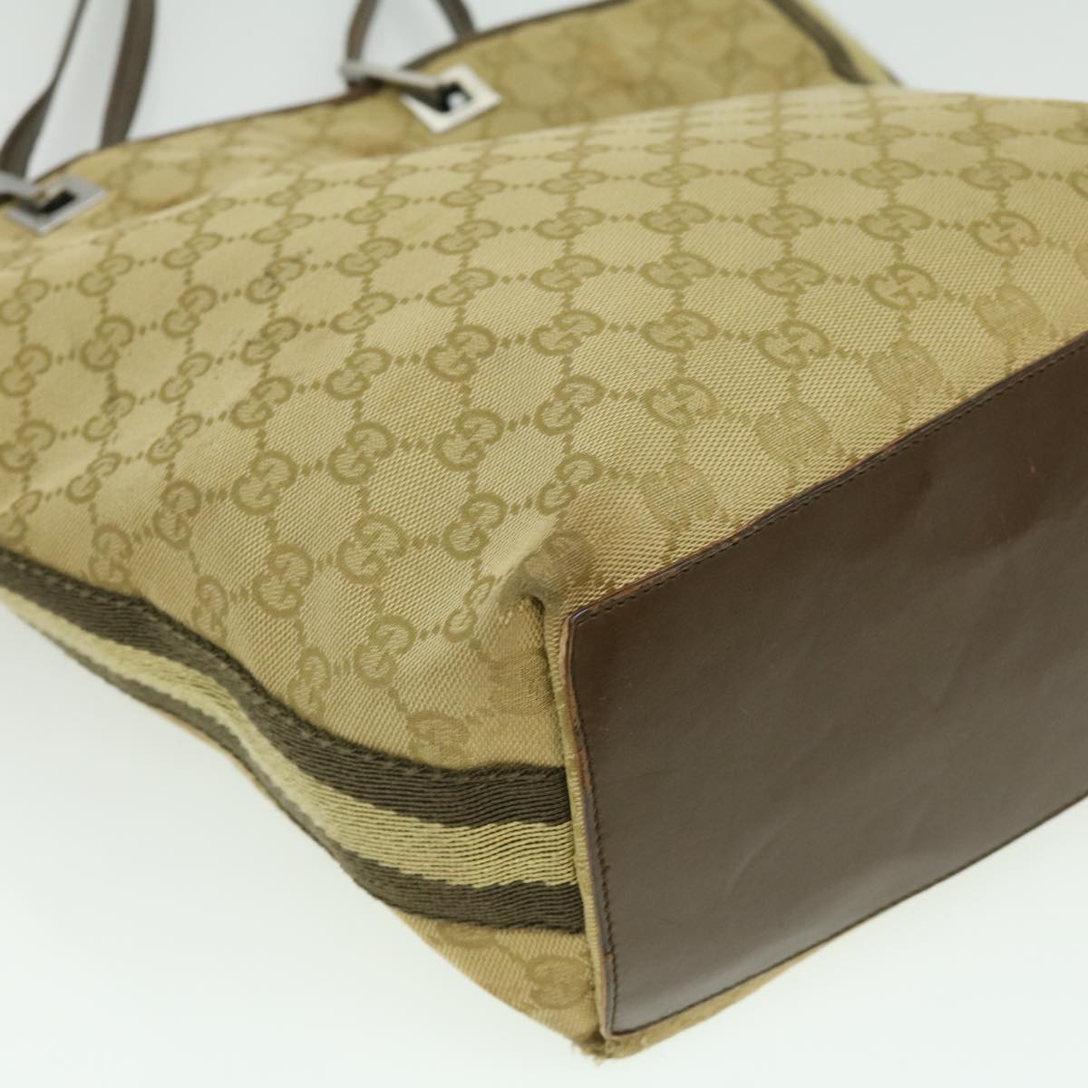 GUCCI GG Canvas Tote Bag Beige 312433444 ki2268