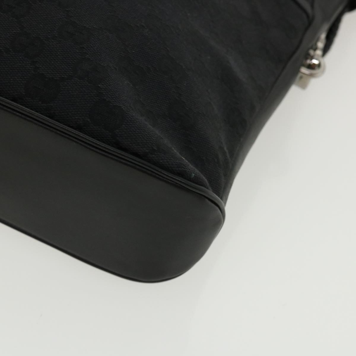 GUCCI GG Canvas Shoulder Bag Black 1090972128 ki2297