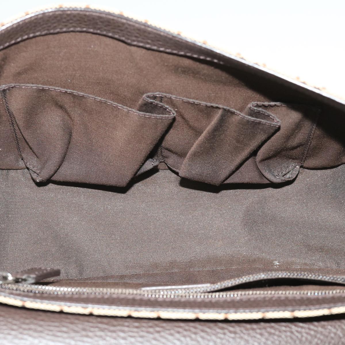 GUCCI GG Canvas Shoulder Bag Brown 449172493075 ki2329