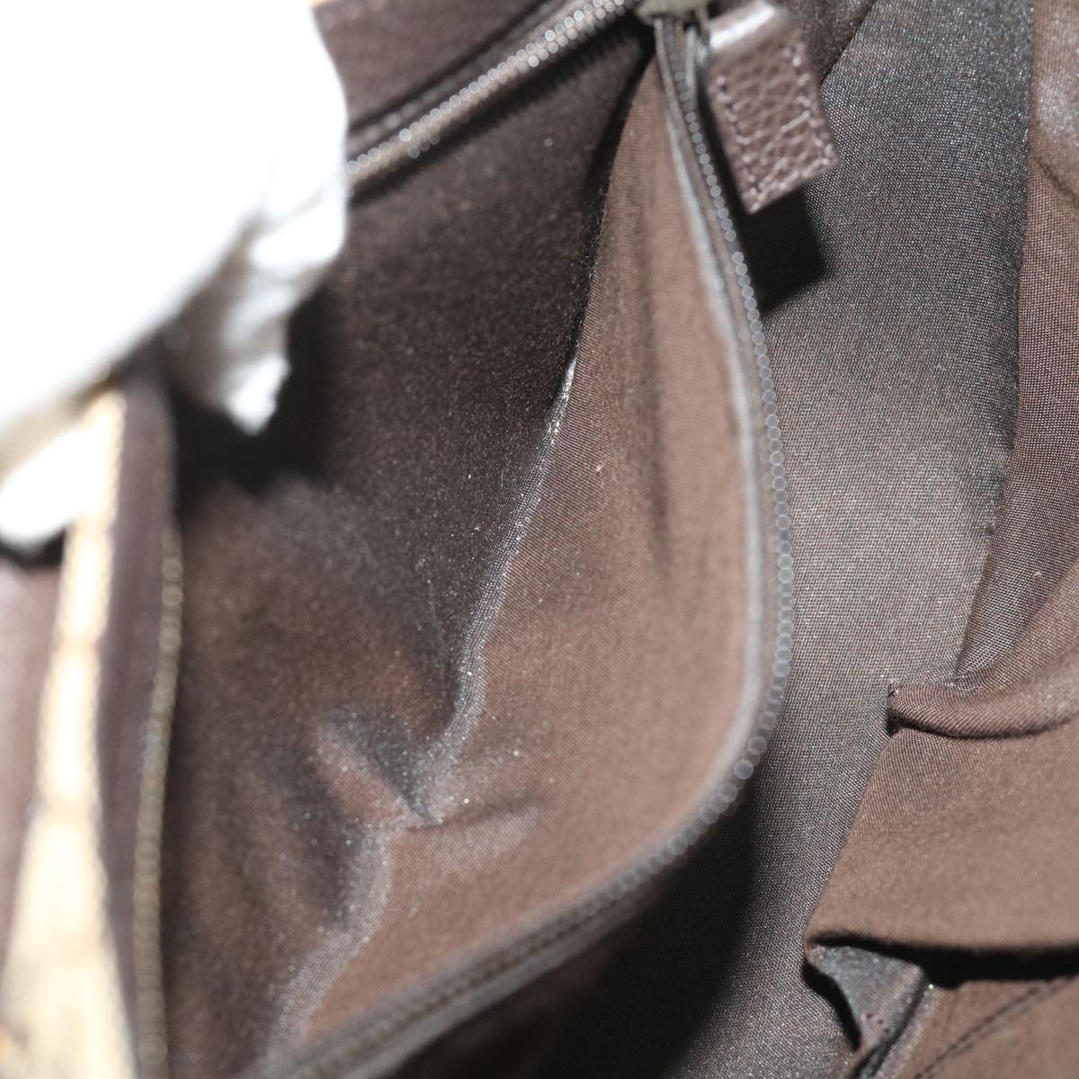 GUCCI GG Canvas Shoulder Bag Brown 449172493075 ki2329