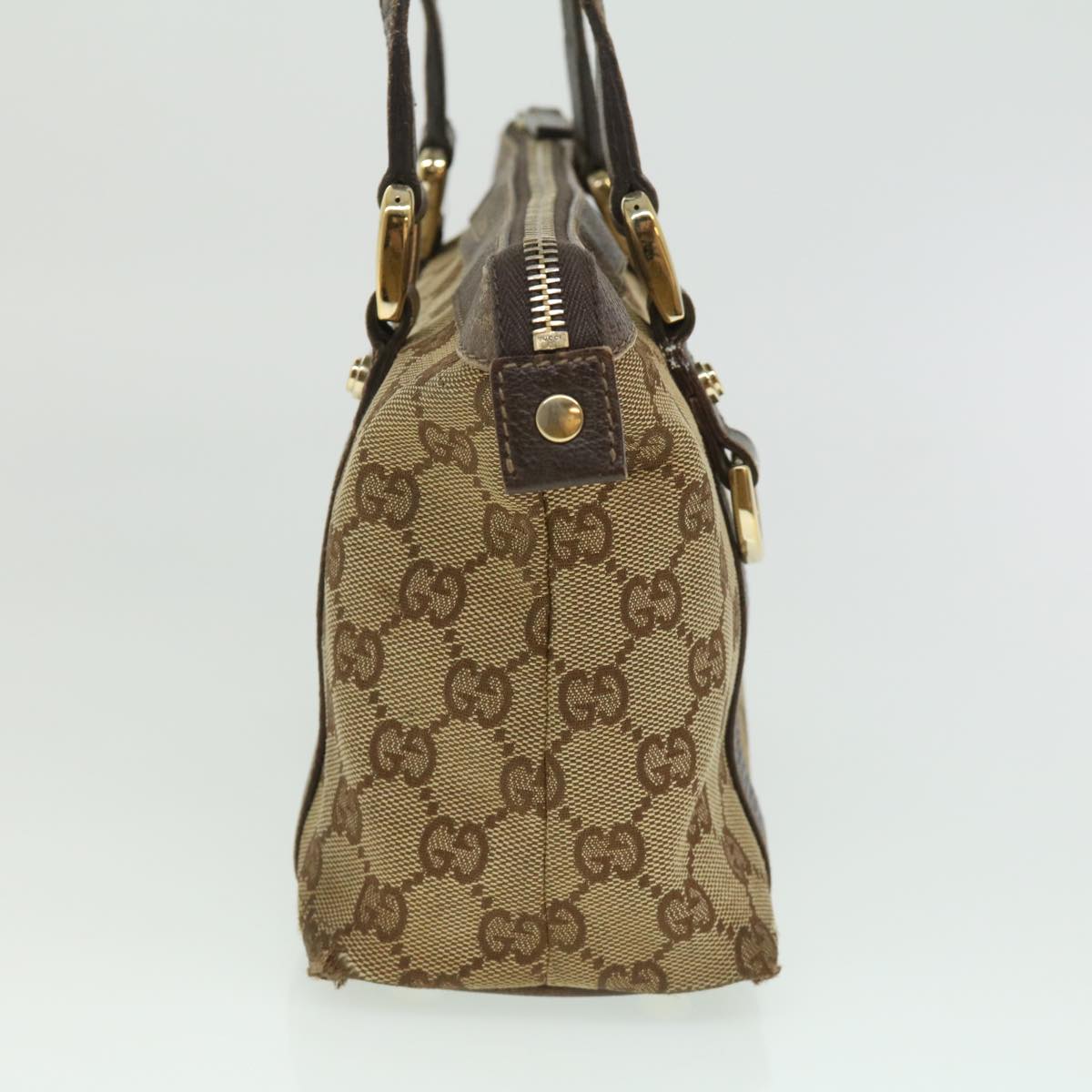 GUCCI GG Canvas Hand Bag Beige ki2336