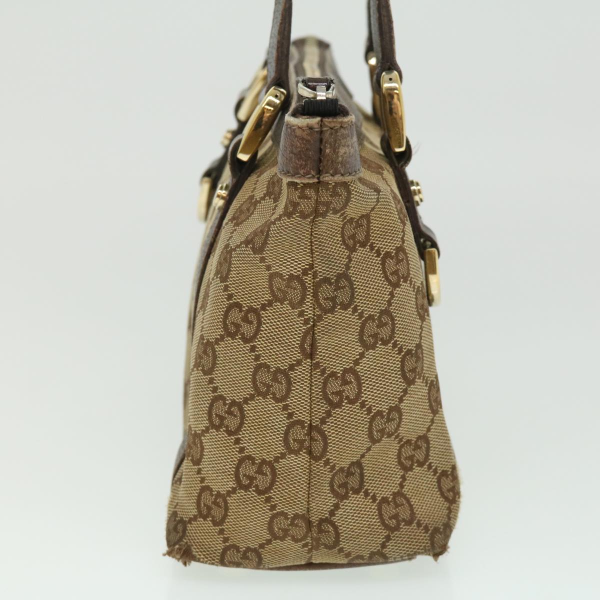 GUCCI GG Canvas Hand Bag Beige ki2336