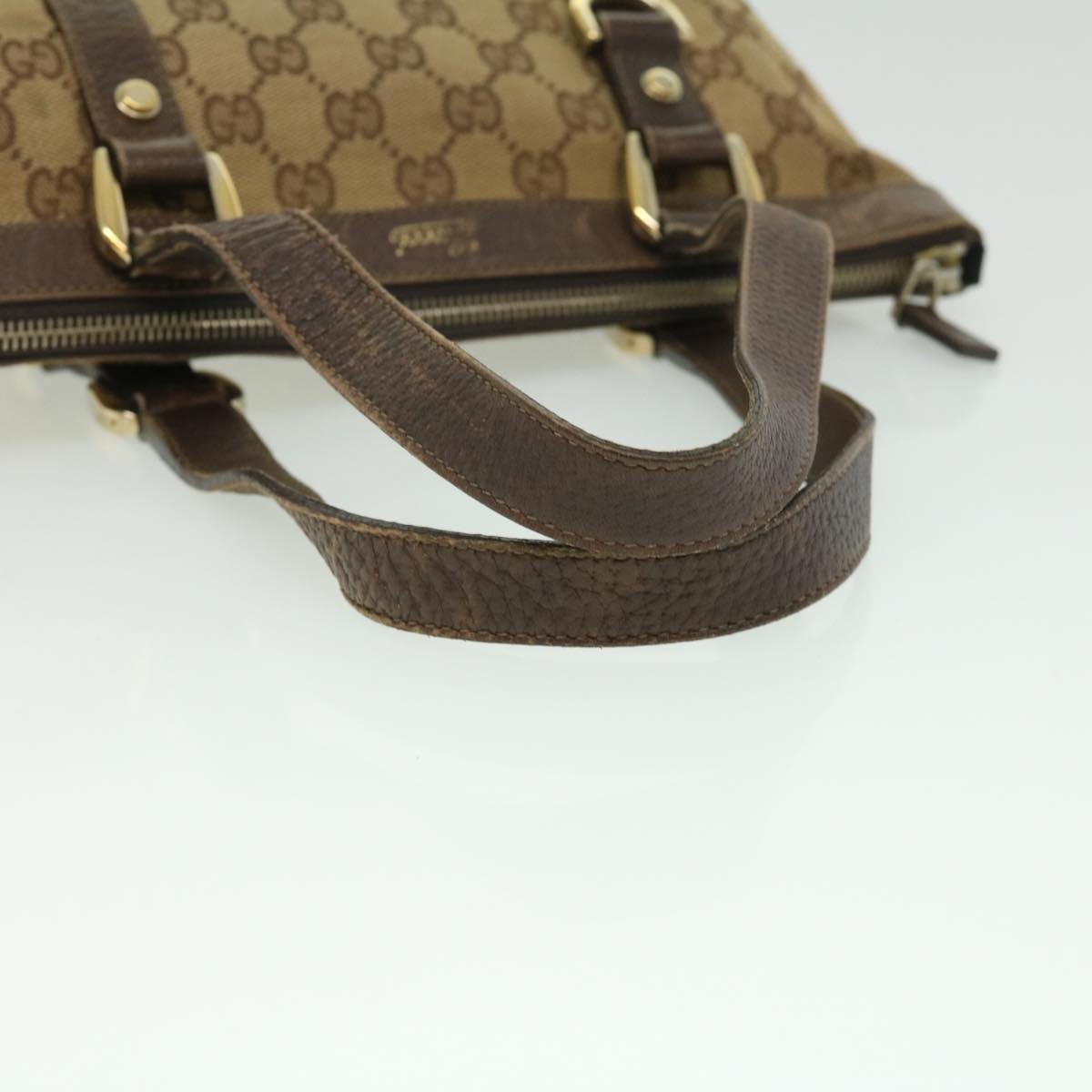 GUCCI GG Canvas Hand Bag Beige ki2336