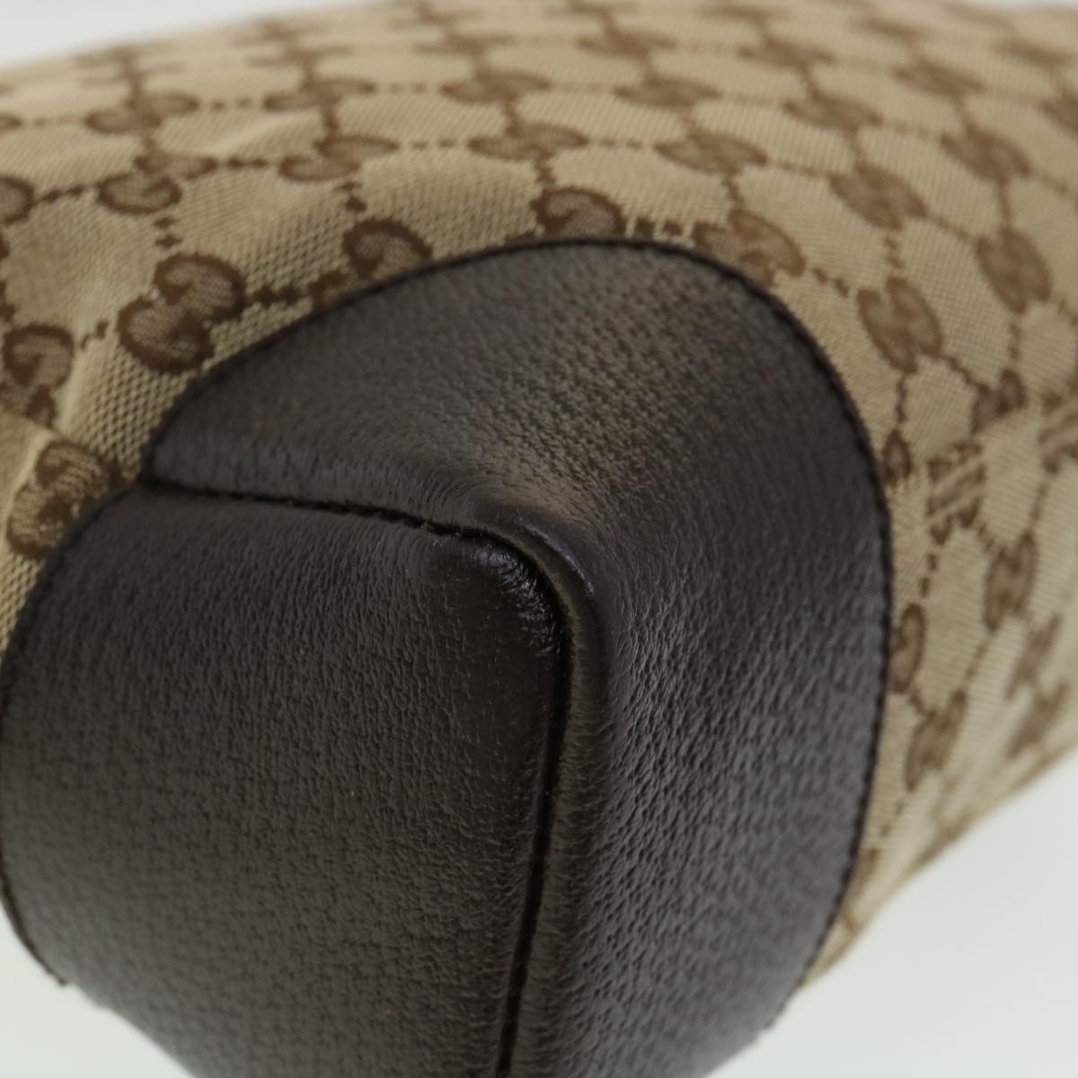 GUCCI GG Canvas Shoulder Bag Beige ki2371