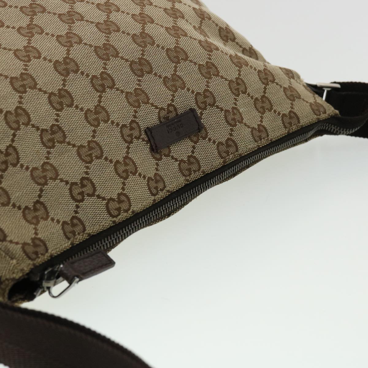GUCCI GG Canvas Shoulder Bag Beige ki2371