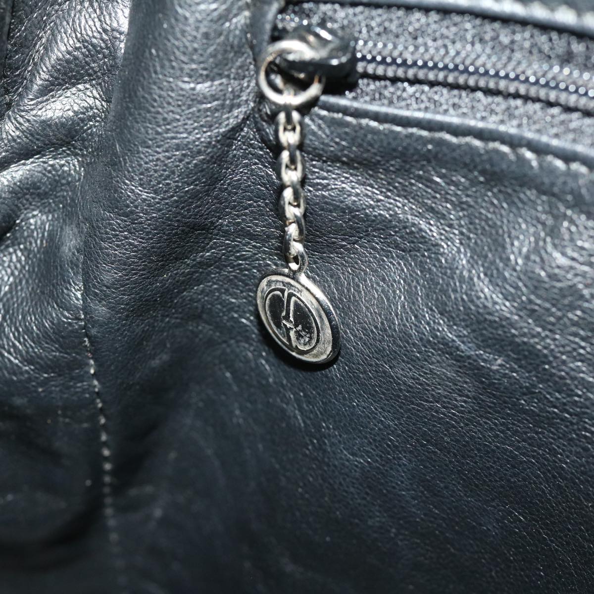 GUCCI Shoulder Bag Unborn Calf Skin Black ki2406