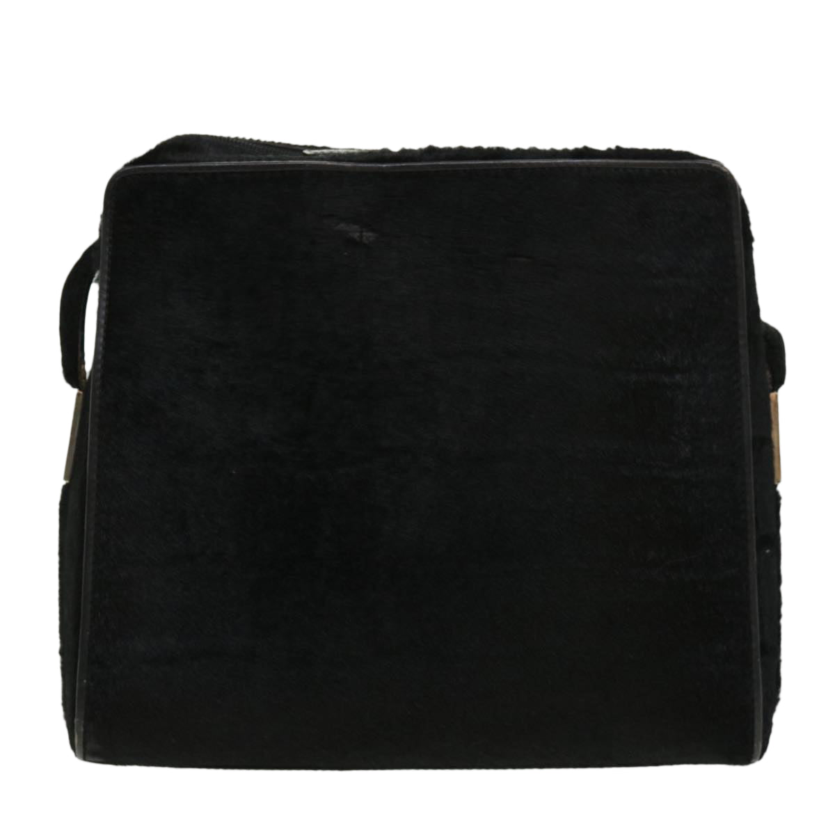 GUCCI Shoulder Bag Unborn Calf Skin Black ki2406