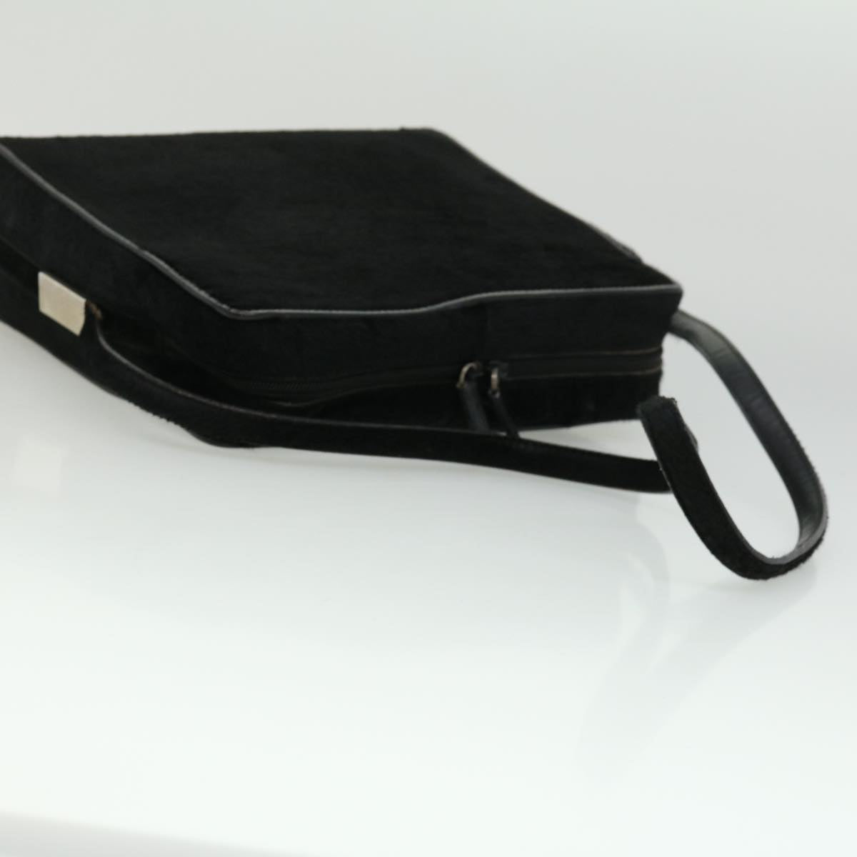 GUCCI Shoulder Bag Unborn Calf Skin Black ki2406