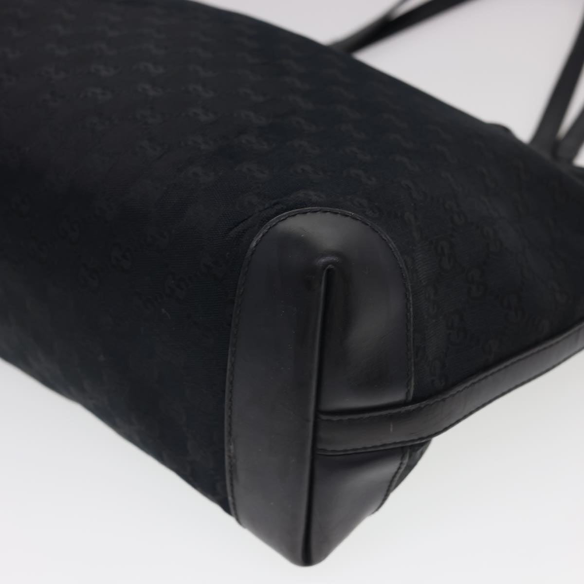 GUCCI GG Canvas Tote Bag Black 247209 ki2823