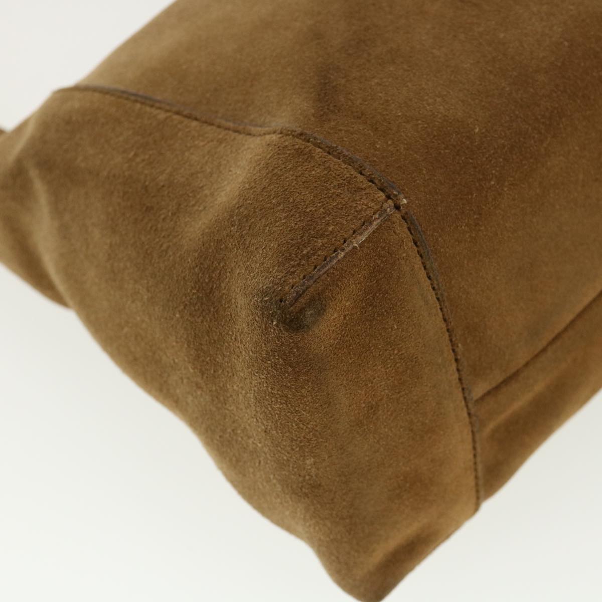 GUCCI Shoulder Bag Suede Brown 101333 ki2850