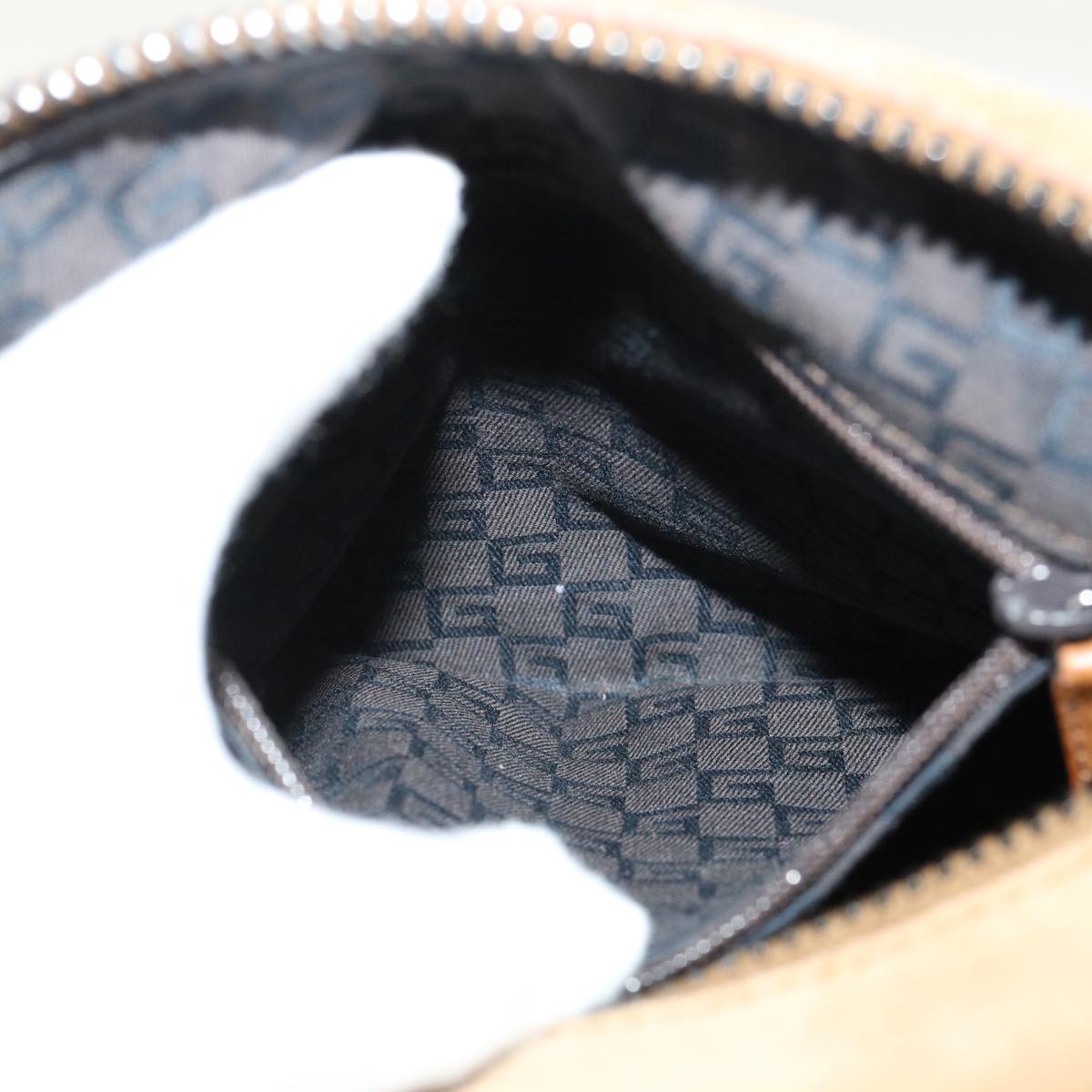 GUCCI Shoulder Bag Suede Brown 101333 ki2850
