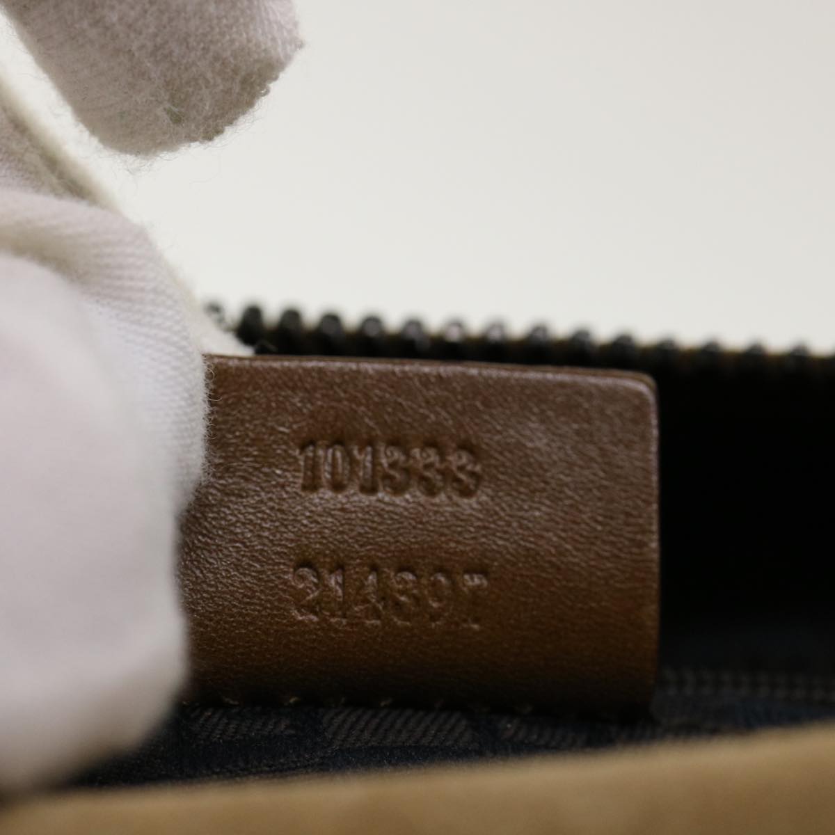 GUCCI Shoulder Bag Suede Brown 101333 ki2850