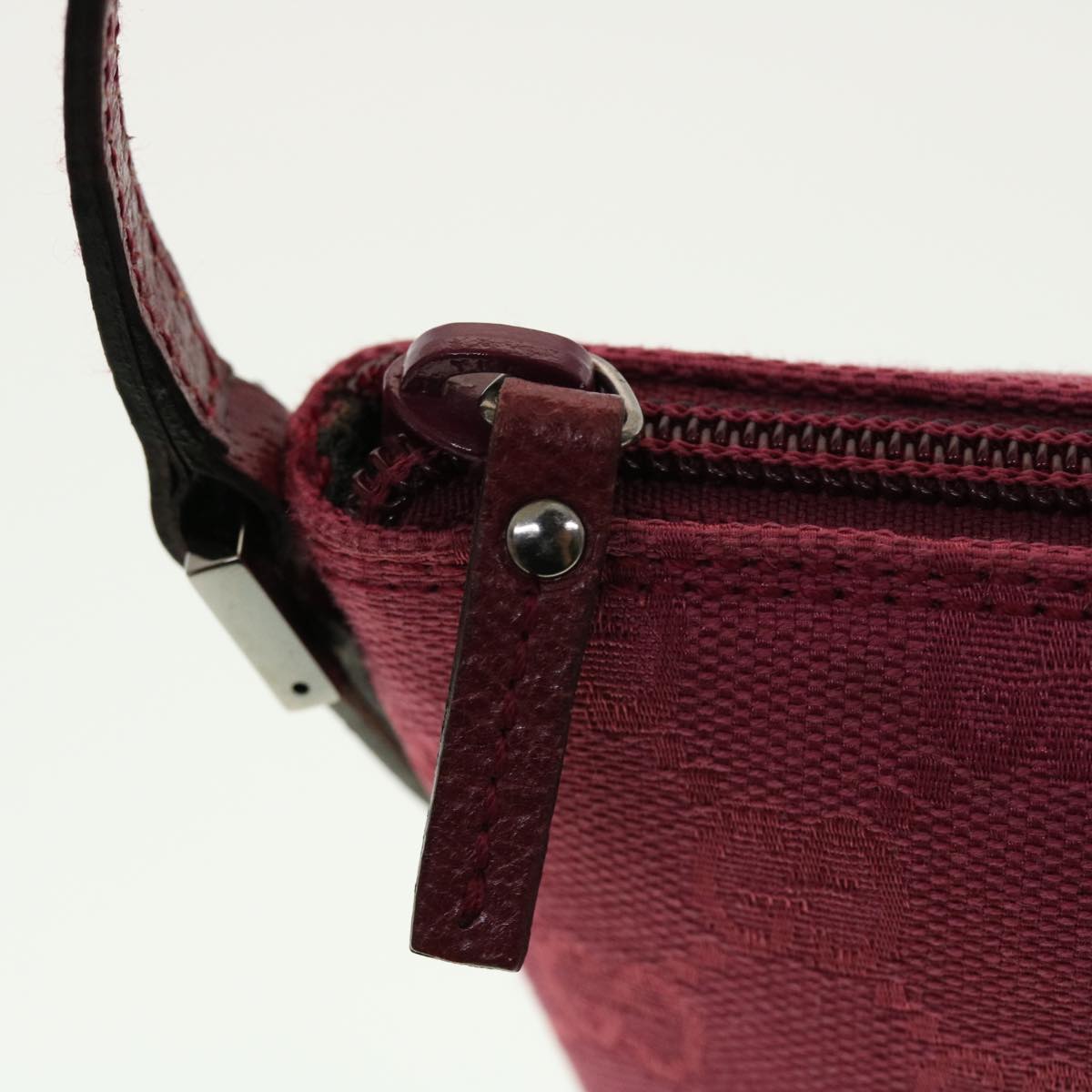 GUCCI GG Canvas Hand Pouch Pink 07198 ki2852