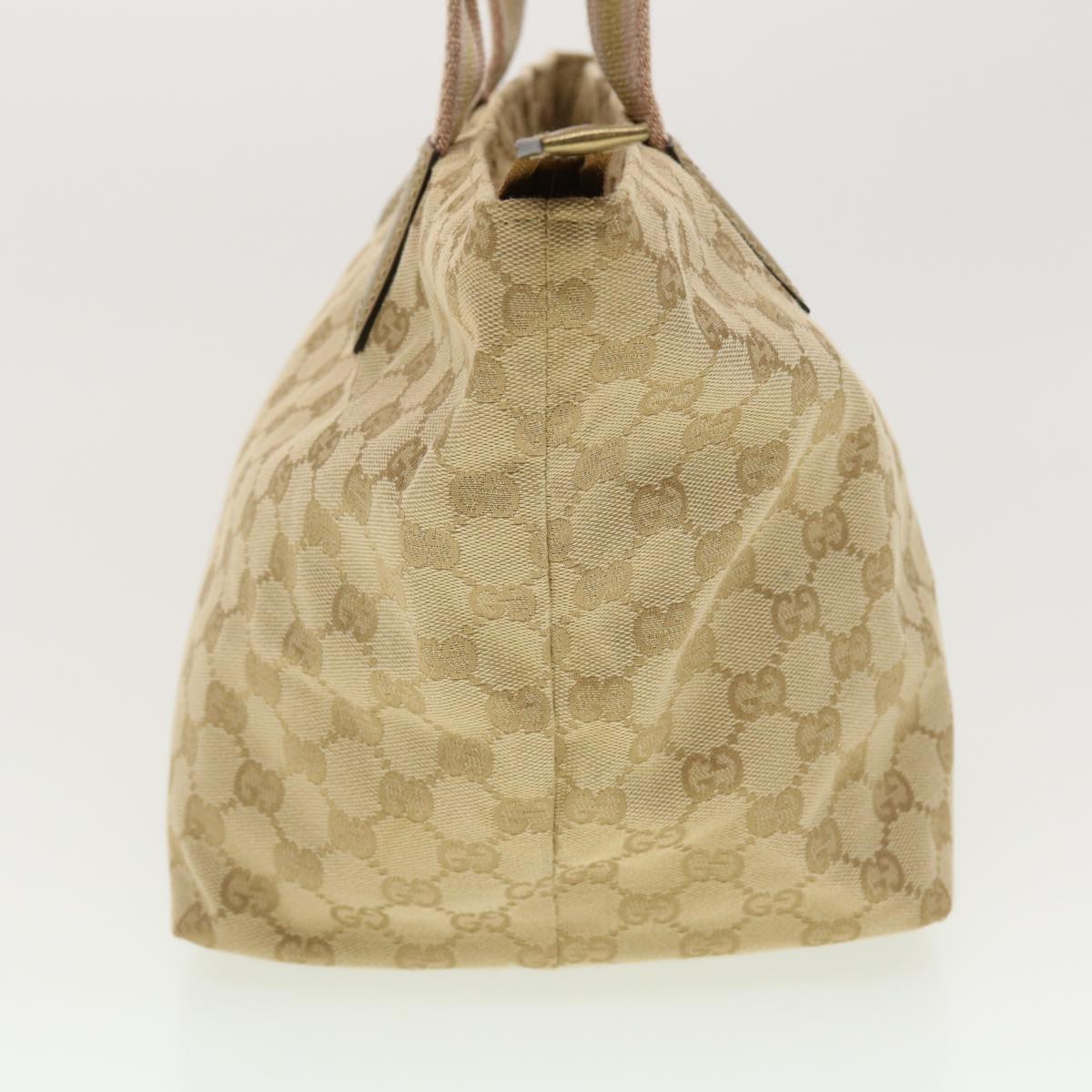 GUCCI GG Canvas Sherry Line Tote Bag Gold Pink 131230 ki2872