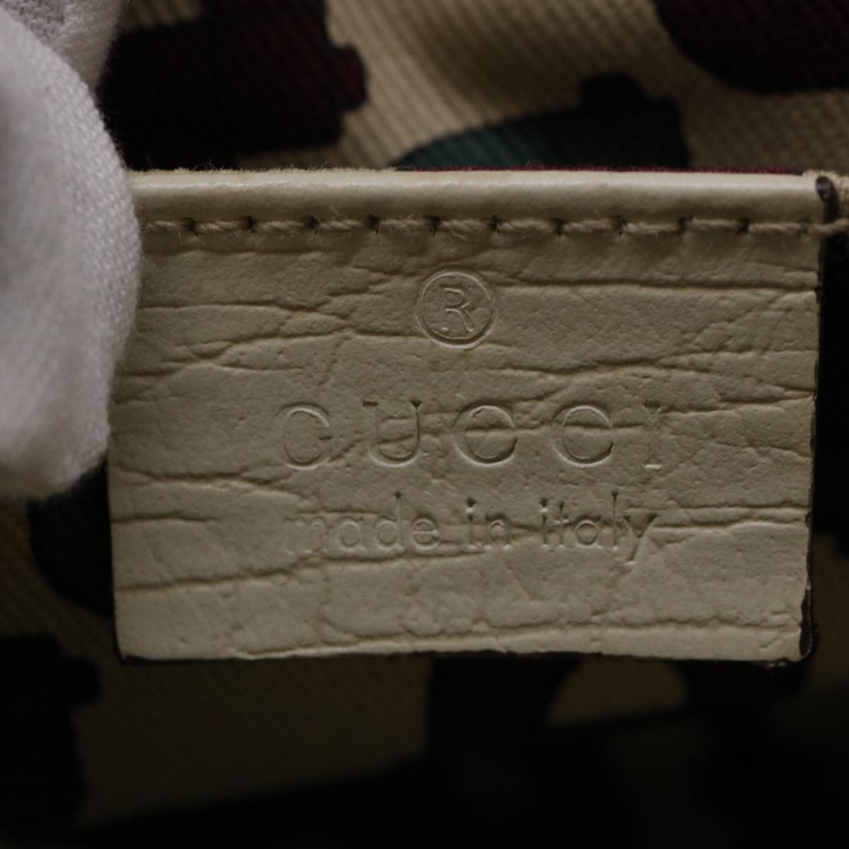 GUCCI GG Canvas Web Sherry Line Hand Pouch Beige Green Red 145970 ki2874