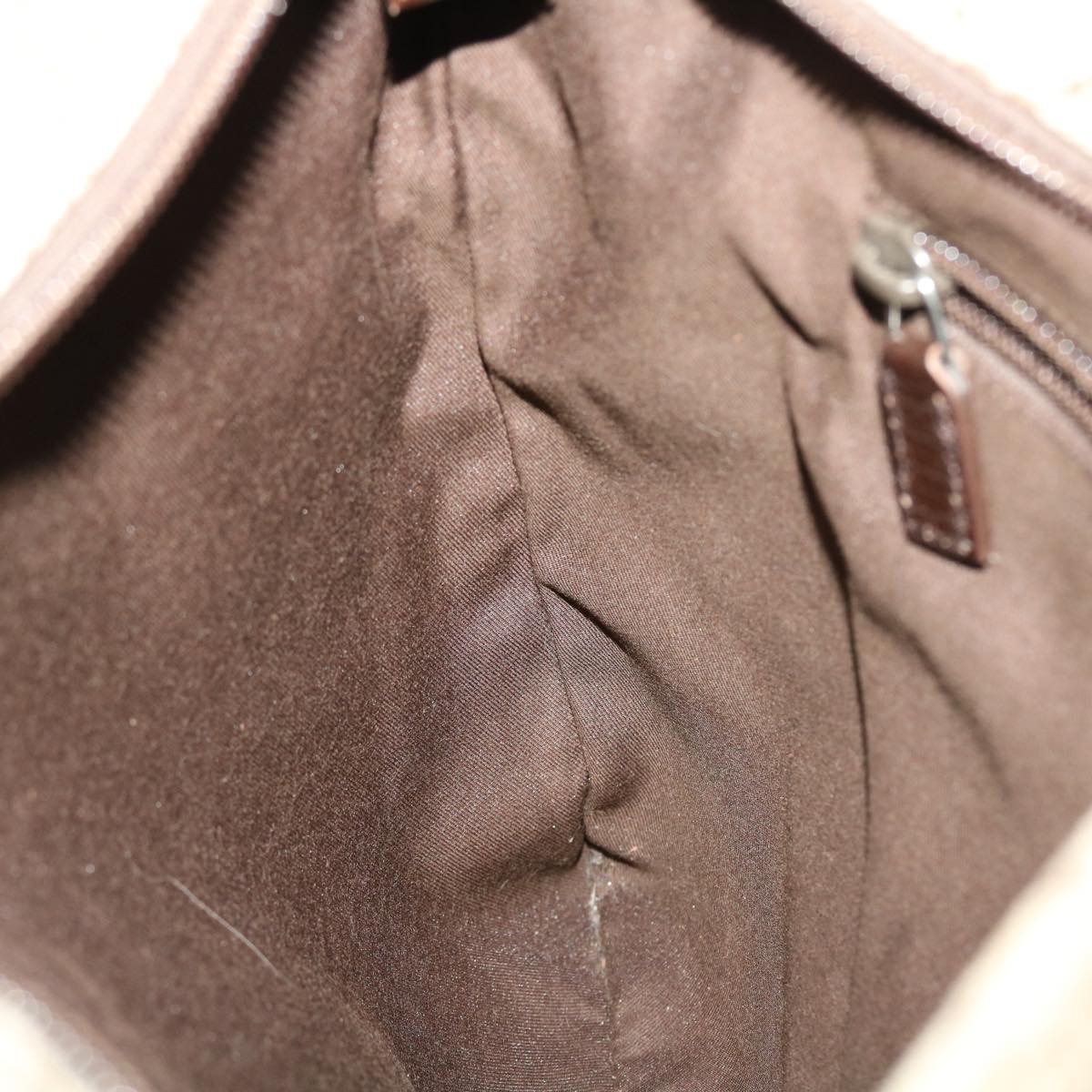 GUCCI GG Canvas Shoulder Bag PVC Leather Beige 141198 ki2884