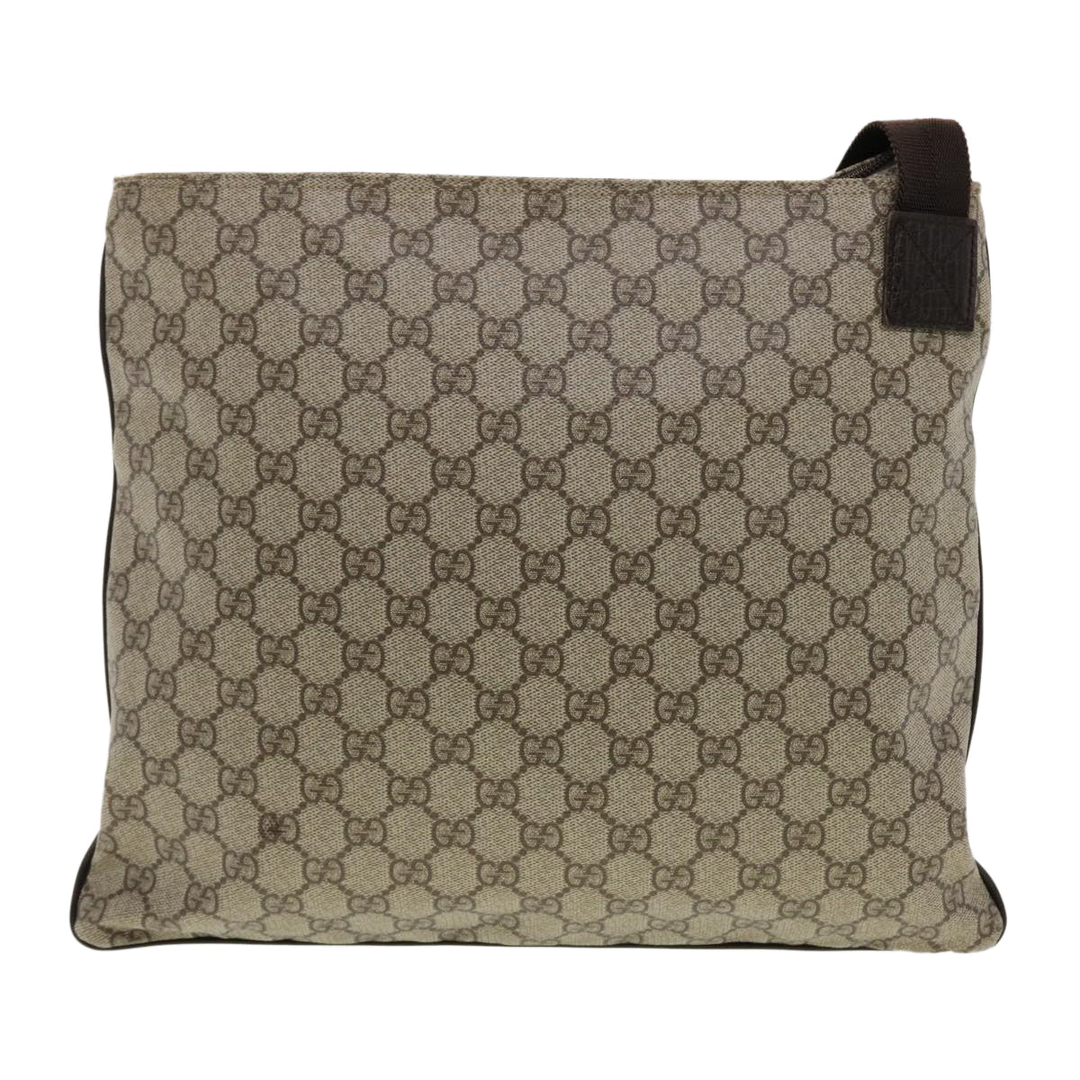GUCCI GG Canvas Shoulder Bag PVC Leather Beige 141198 ki2884