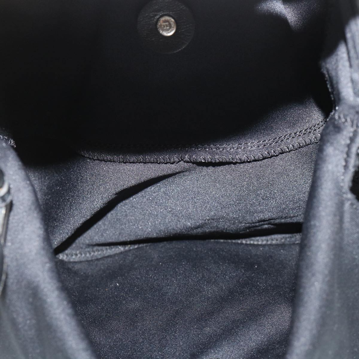 FENDI Mamma Baguette Shoulder Bag Nylon Black ki2894