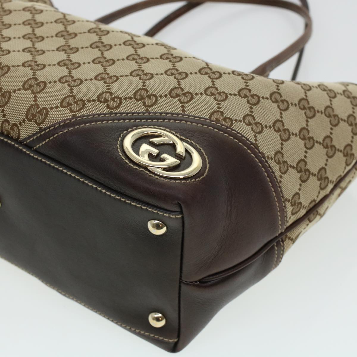 GUCCI GG Canvas Tote Bag Beige 169946 ki2901