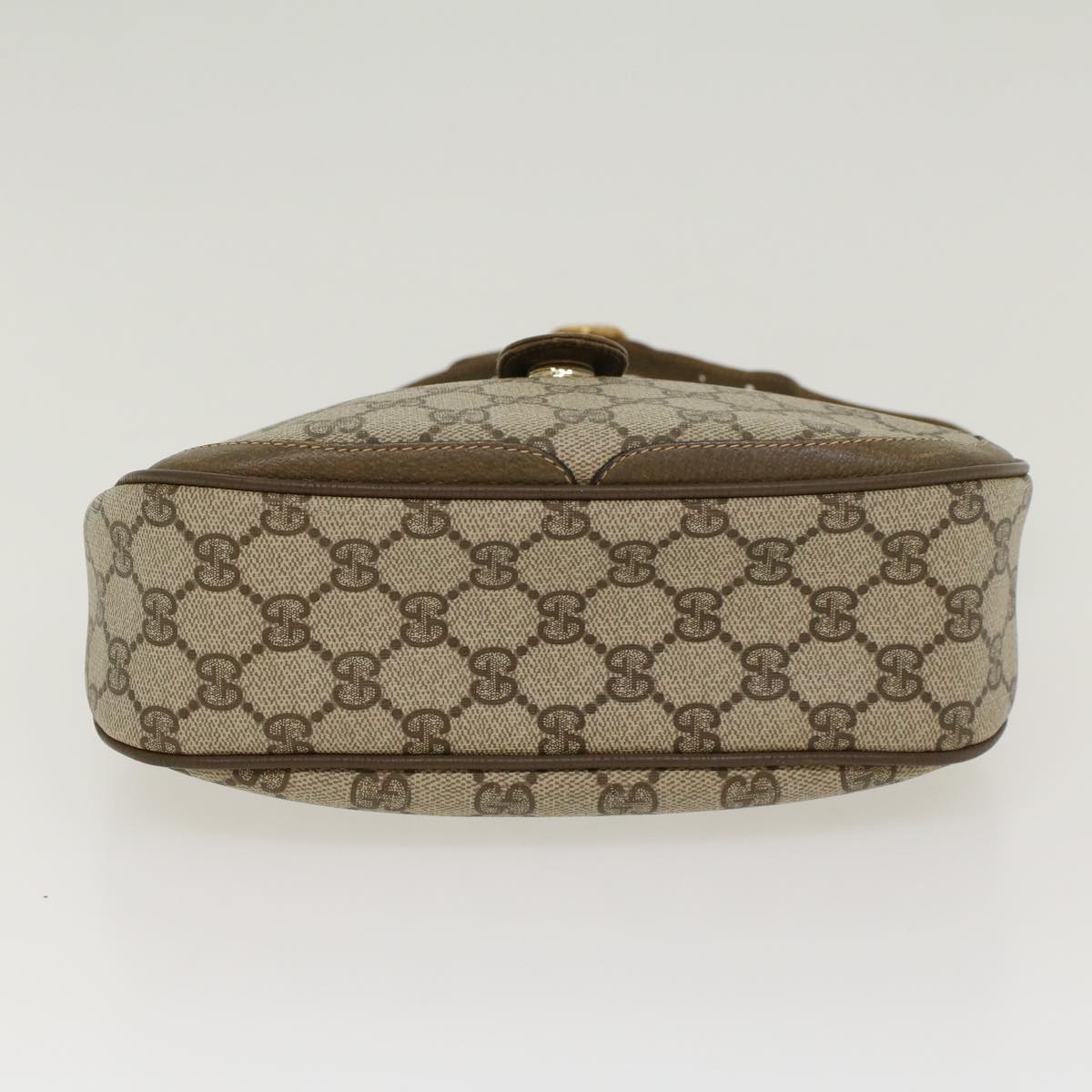 GUCCI GG Canvas Web Sherry Line Shoulder Bag Beige Red Green ki2935