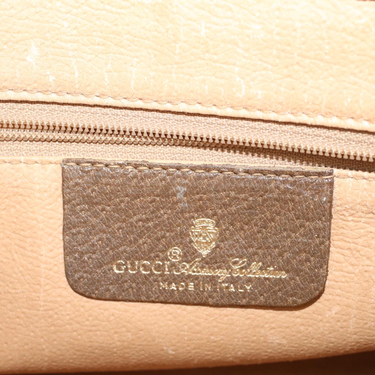 GUCCI GG Canvas Clutch Bag PVC Leather Beige 97.01.037 ki3062