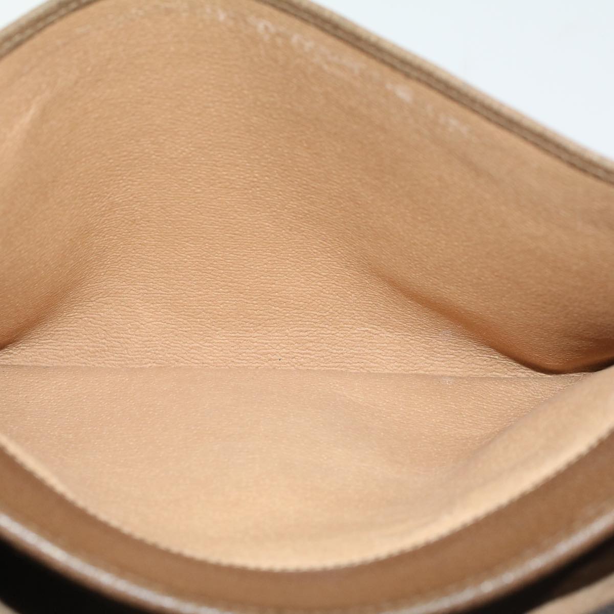 GUCCI GG Canvas Clutch Bag PVC Leather Beige 97.01.037 ki3062