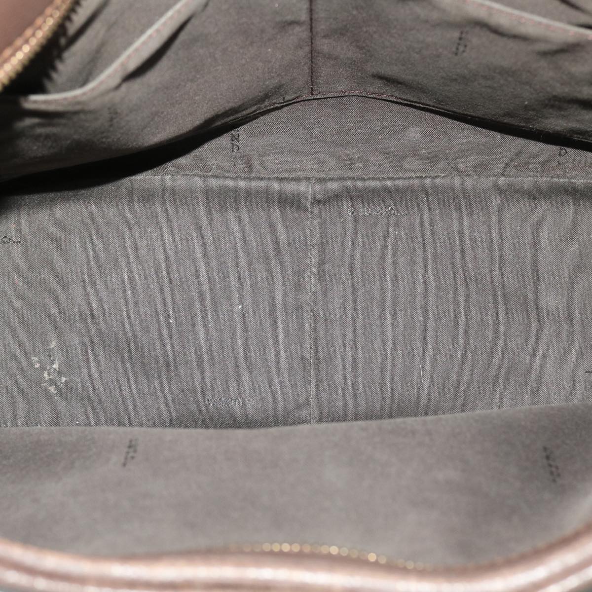 FENDI Zucca Canvas Tote Bag Black Brown ki3076