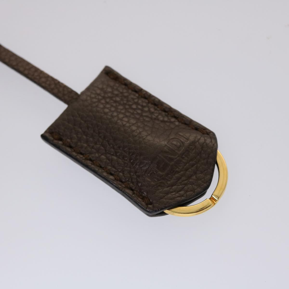 FENDI Zucca Canvas Tote Bag Black Brown ki3076