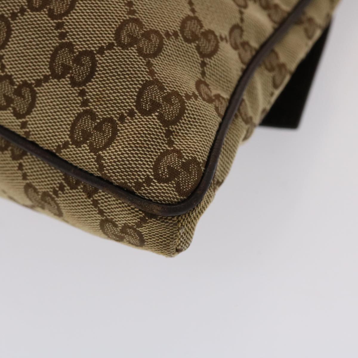 GUCCI GG Canvas Web Sherry Line Shoulder Bag Beige Green Red 169982 ki3107