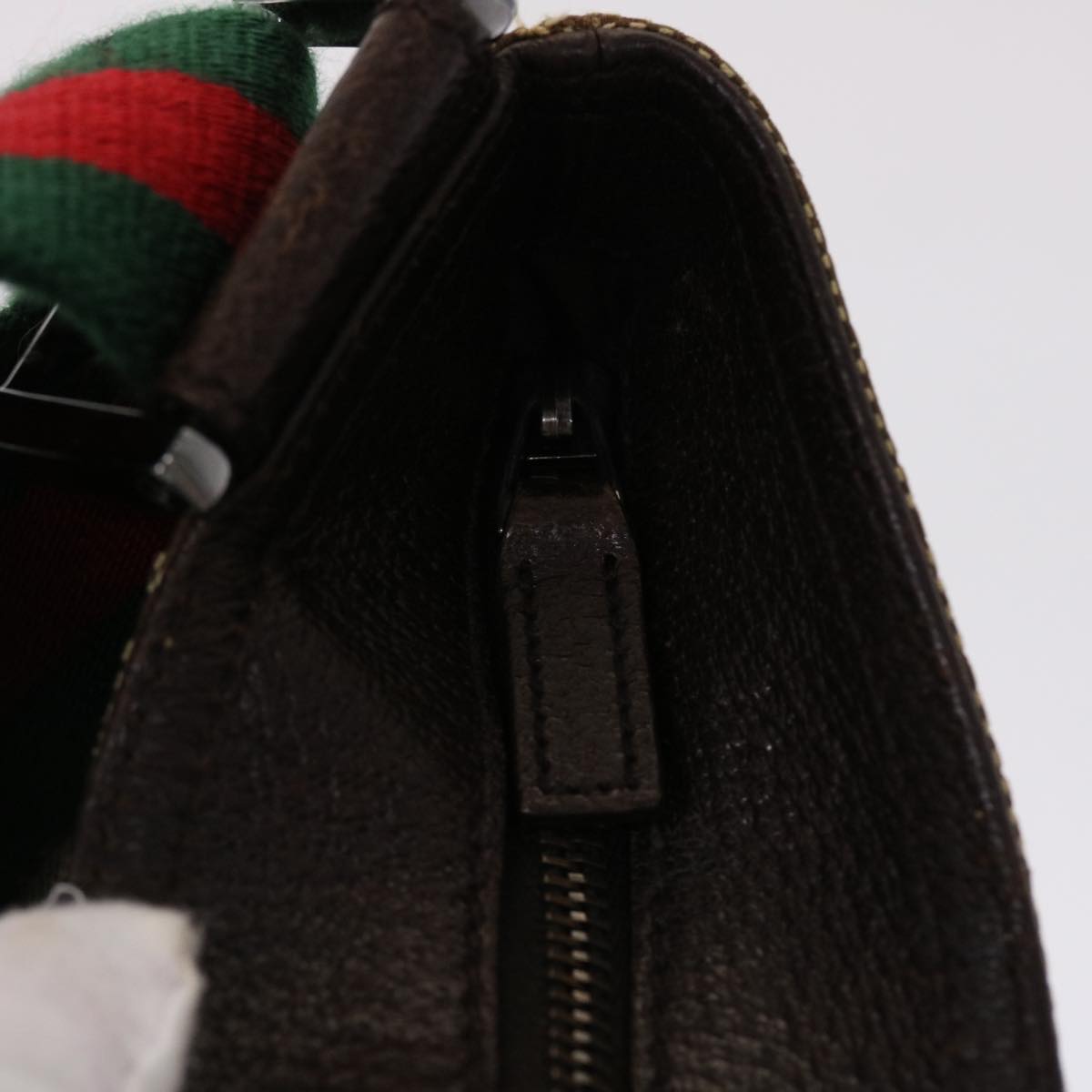 GUCCI GG Canvas Web Sherry Line Shoulder Bag Beige Green Red 169982 ki3107