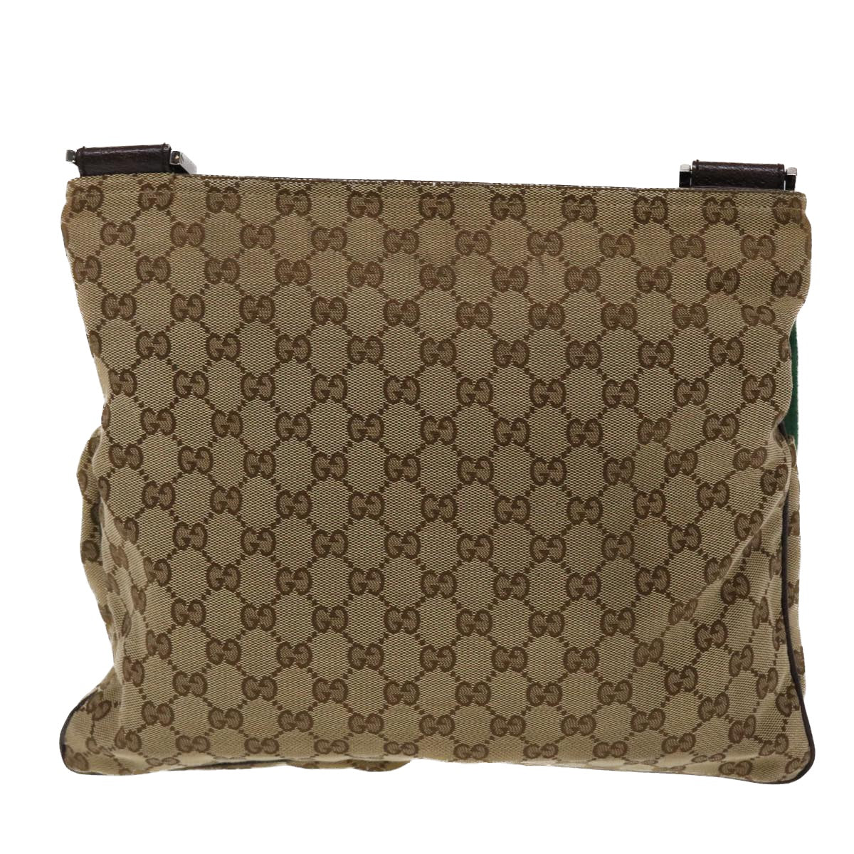 GUCCI GG Canvas Web Sherry Line Shoulder Bag Beige Green Red 169982 ki3107