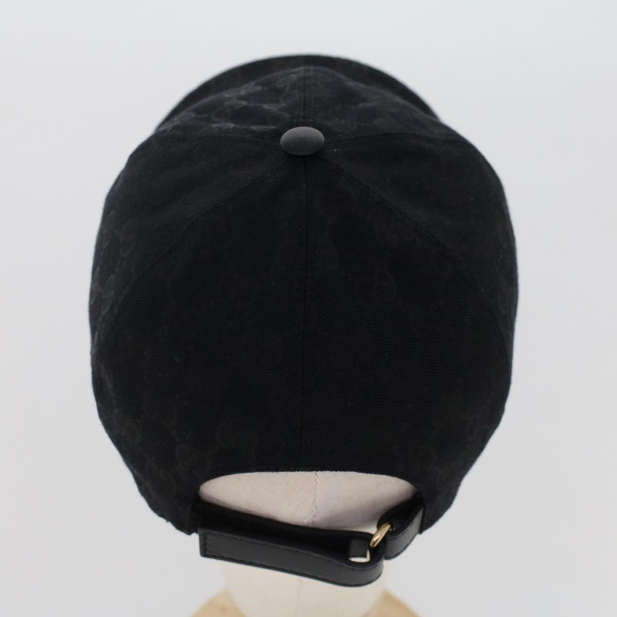 GUCCI GG Canvas Web Sherry Line Cap L Black Red Green 200035 ki3199