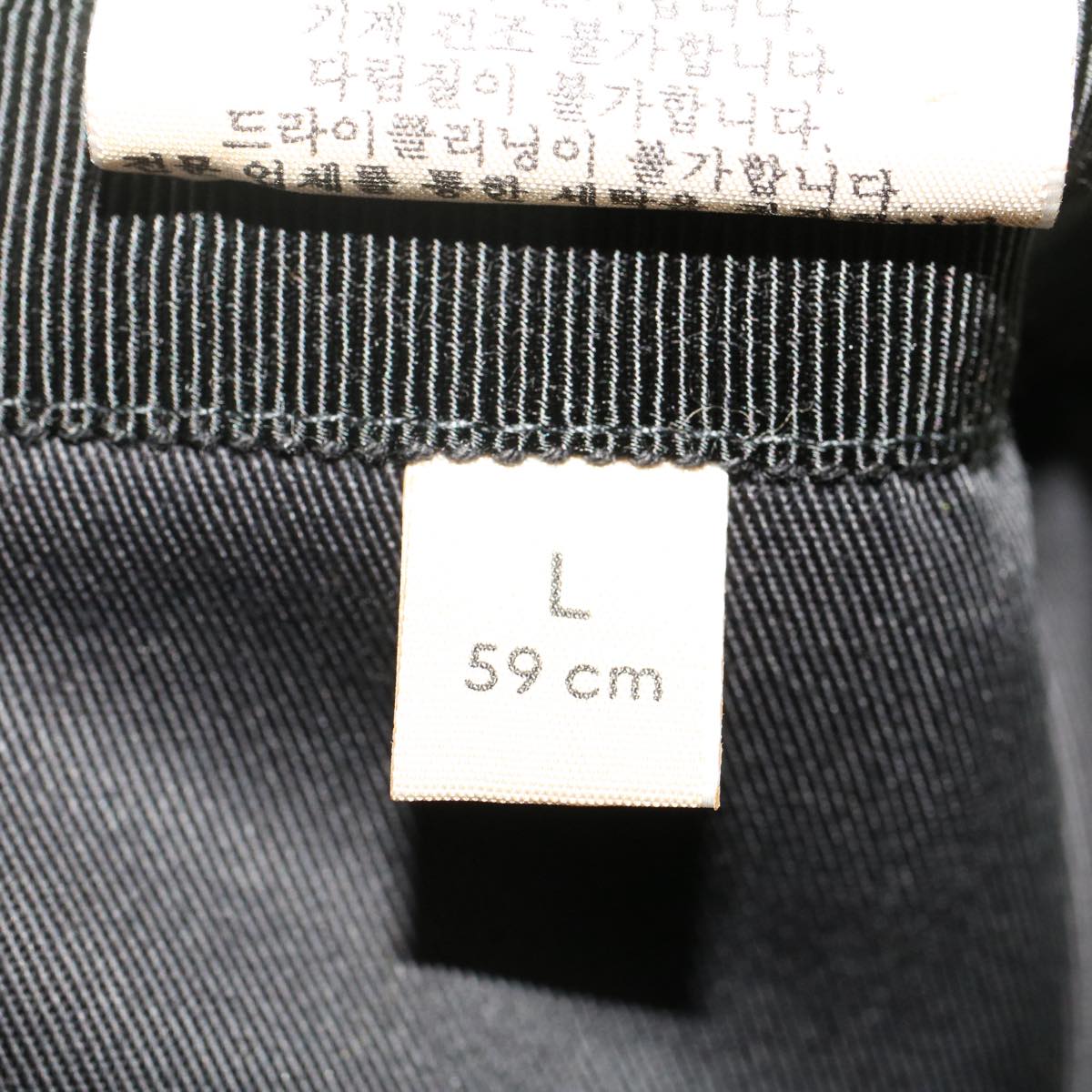 GUCCI GG Canvas Web Sherry Line Cap L Black Red Green 200035 ki3199