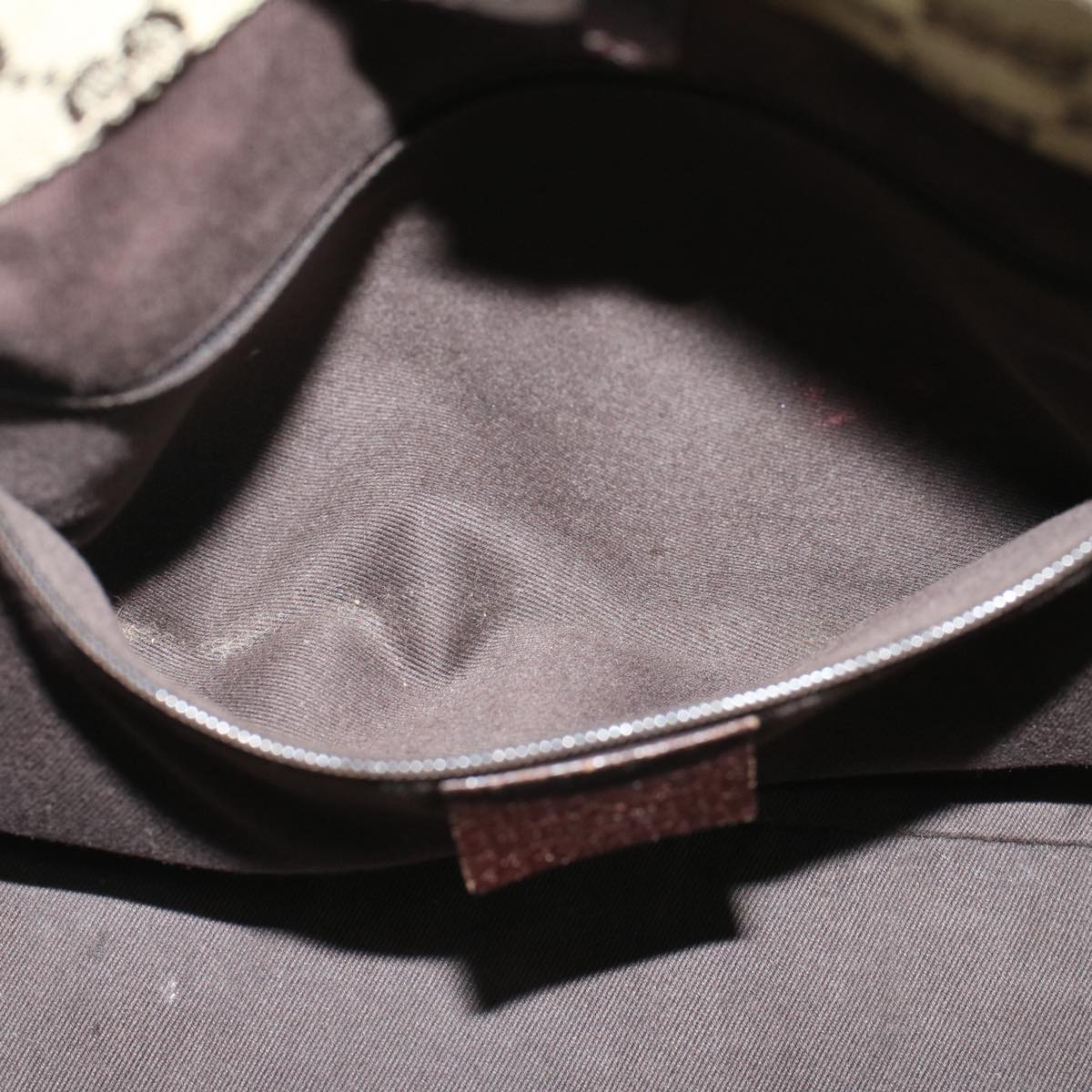 GUCCI GG Canvas Hand Bag Beige 115007 ki3212