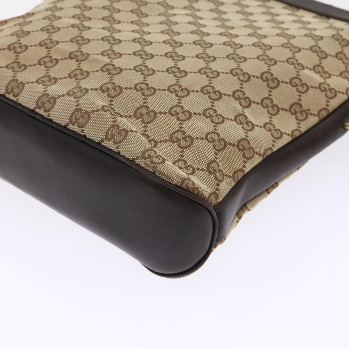 GUCCI GG Canvas Shoulder Bag Beige 109097 ki3288