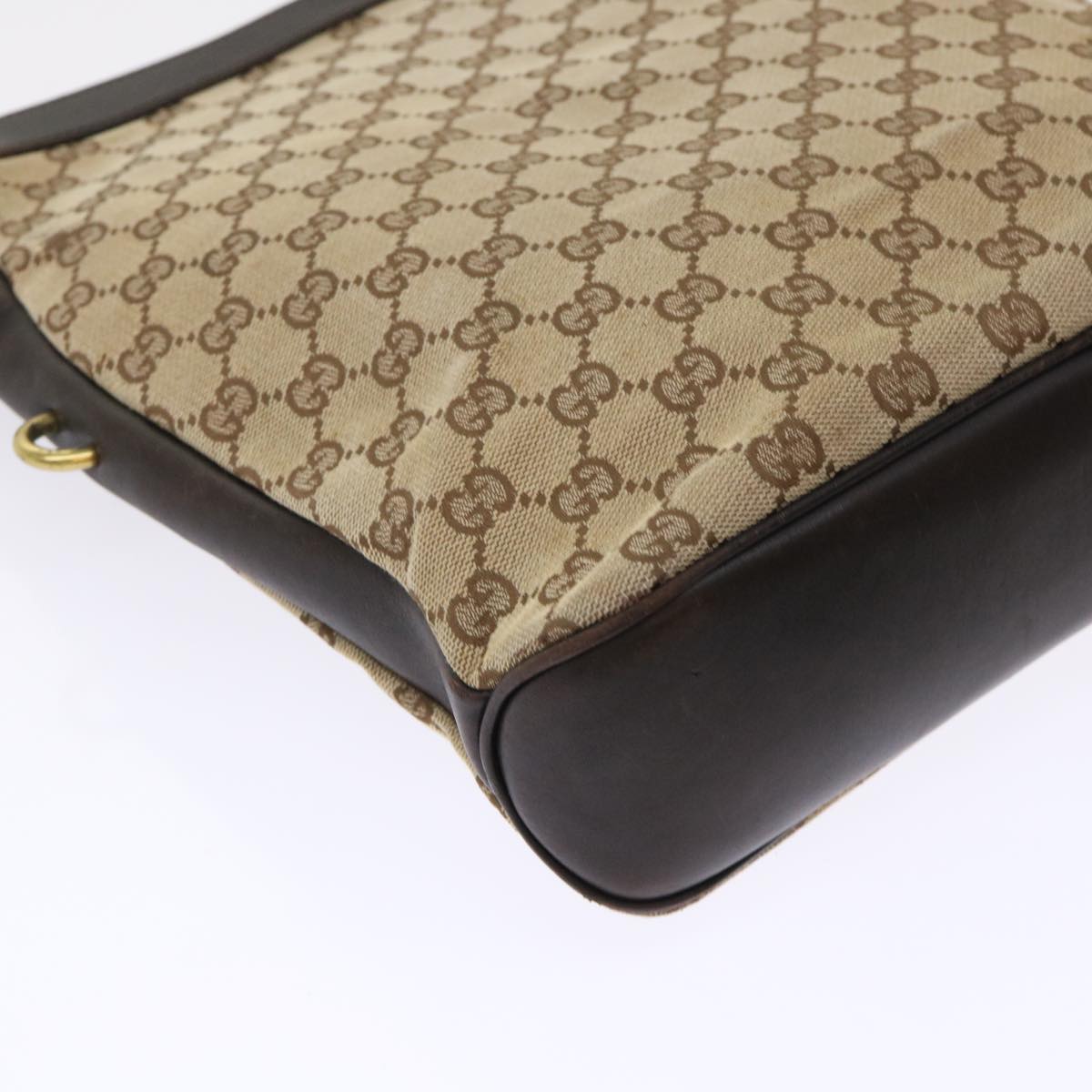GUCCI GG Canvas Shoulder Bag Beige 109097 ki3288