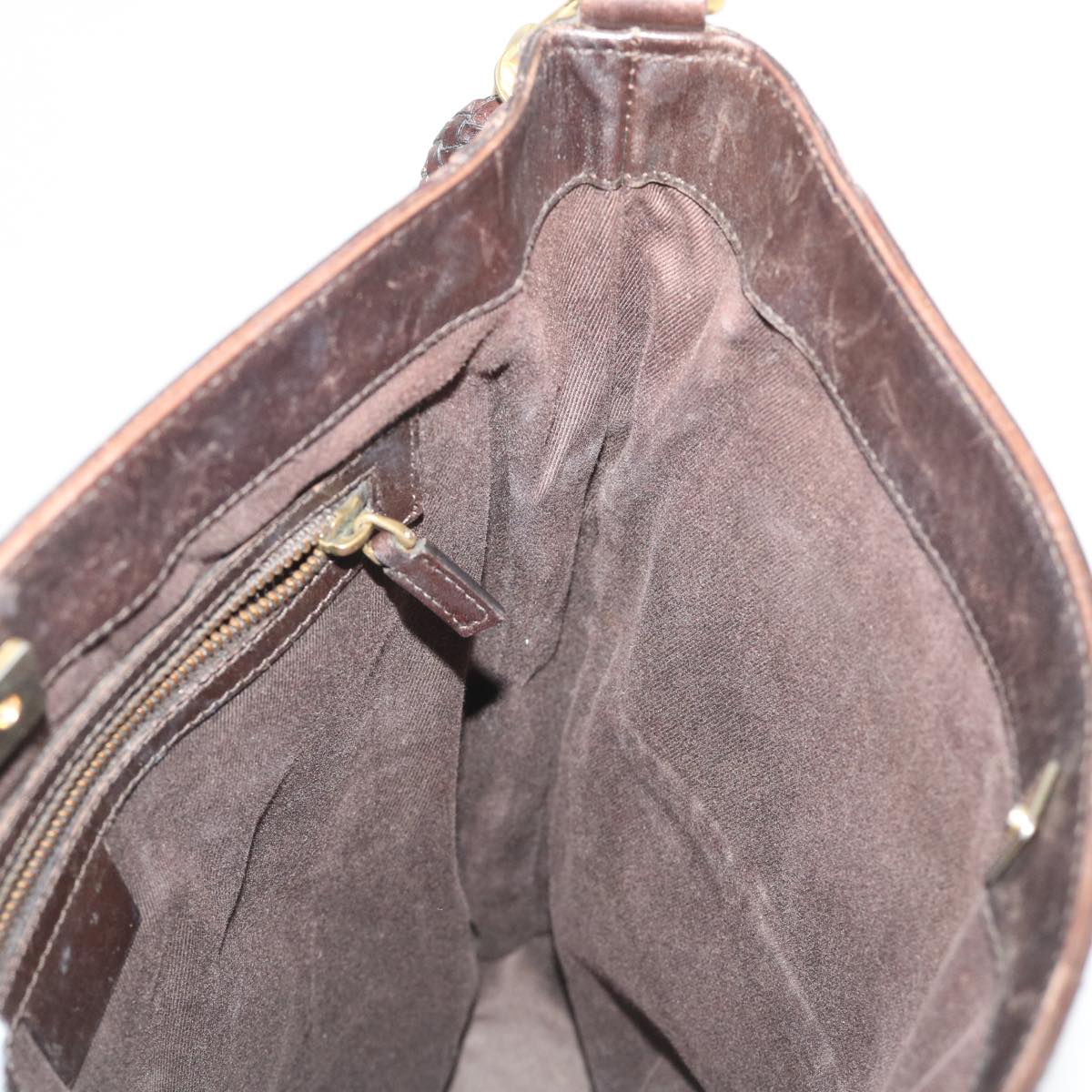 GUCCI GG Canvas Shoulder Bag Beige 109097 ki3288