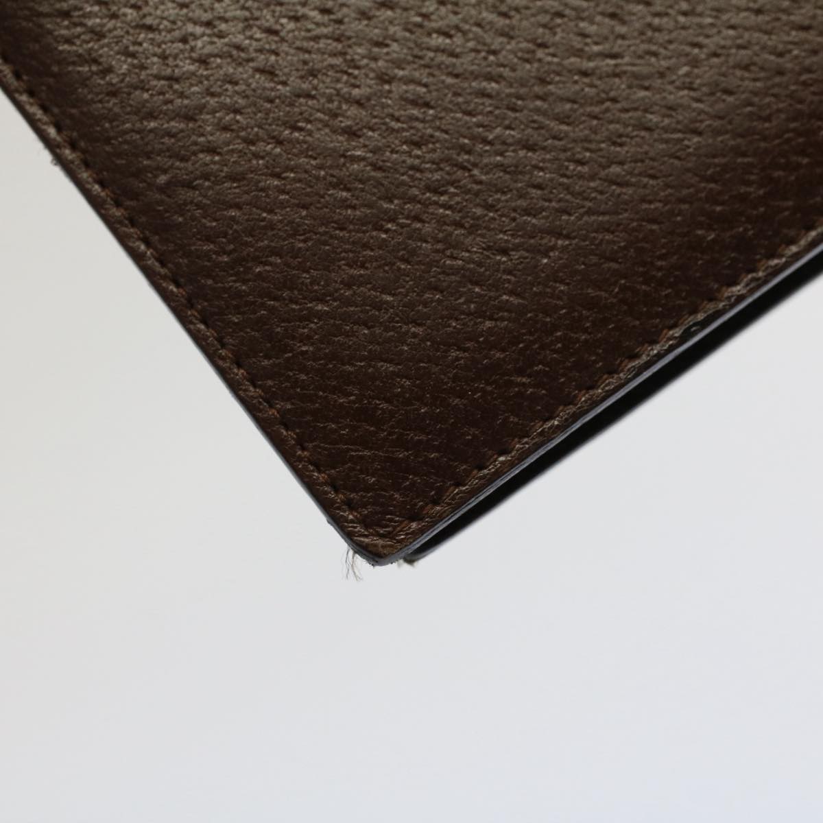 GUCCI Day Planner Cover Leather Brown ki3292
