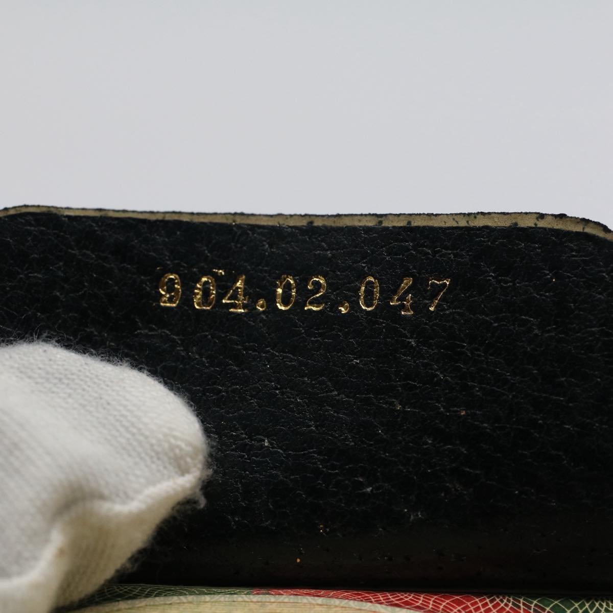 GUCCI GG Canvas Sherry Line Shoulder Bag PVC Leather Gray Navy Red ki3325