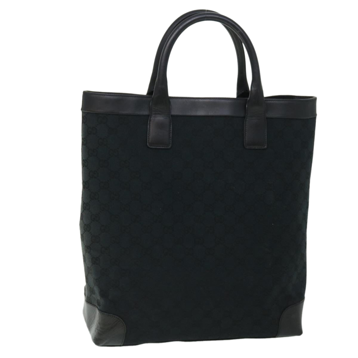 GUCCI GG Canvas Hand Bag Black ki3326