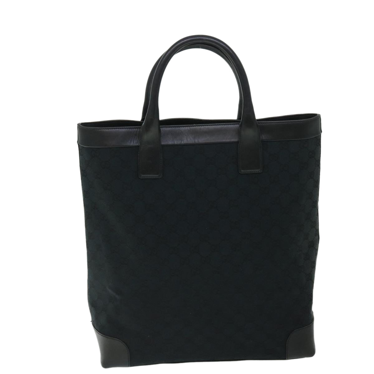 GUCCI GG Canvas Hand Bag Black ki3326