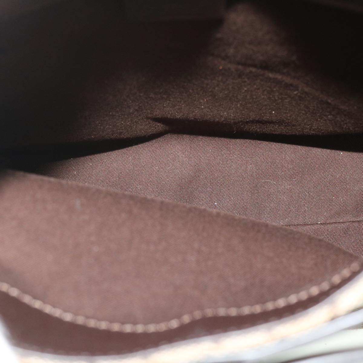 GUCCI GG Canvas Tote Bag Canvas Leather Beige Brown 107757 ki3340