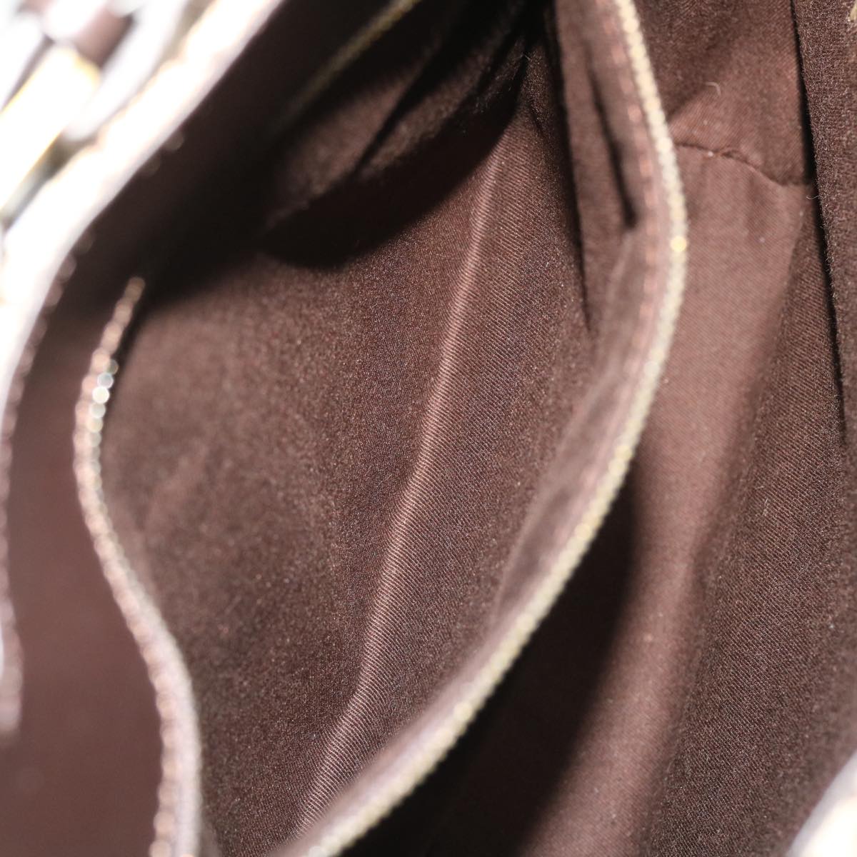 GUCCI GG Canvas Tote Bag Canvas Leather Beige Brown 107757 ki3340