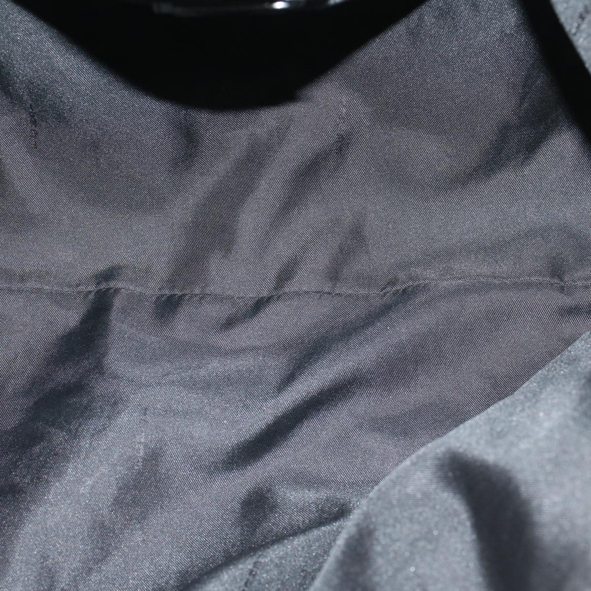 FENDI Zucchino Canvas Tote Bag Nylon Black ki3375
