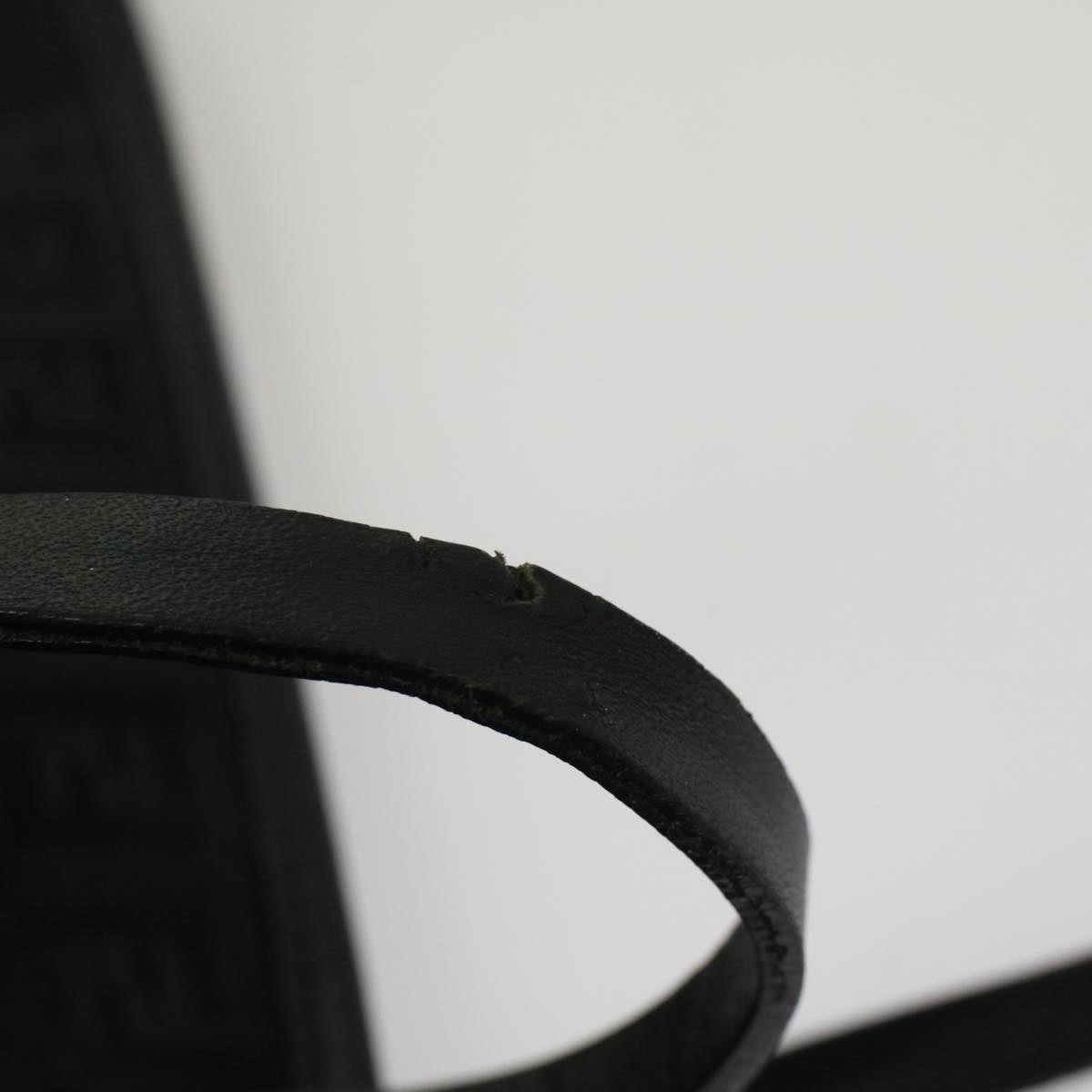 FENDI Zucchino Canvas Tote Bag Nylon Black ki3375